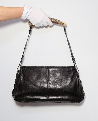 Mombasa Horn Shoulder Bag, front view